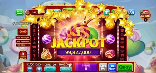 Hình ảnh các biểu tượng khuyến mãi, jackpot lớn và tiền thưởng, minh họa cách tối ưu hóa cơ hội thắng lớn trong quay hũ 88